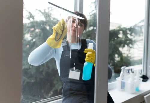 Nettoyage de vitres intérieures et extérieures à Heilles